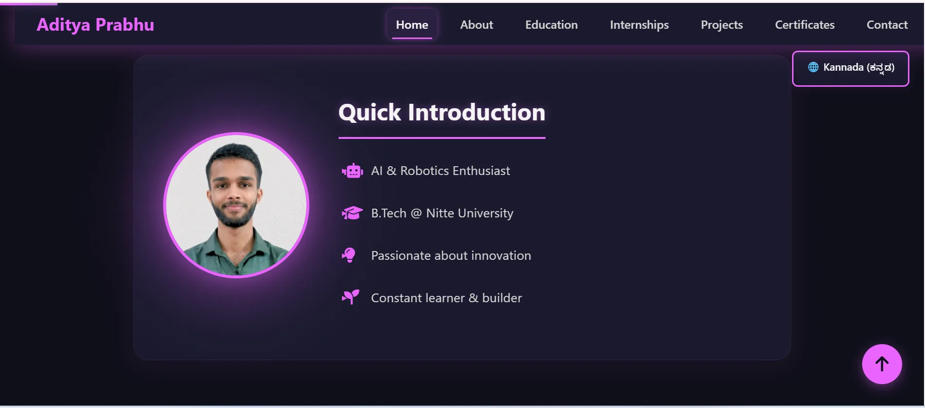 Portfolio Website